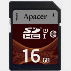 Карта памяти Apacer 16GB SDHC UHS-I 95/45 Class10 (AP16GSDHC10U2-R)