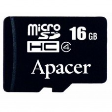 Карта памяти Apacer 16GB microSDHC Class4 w/o Adapter RP (AP16GMCSH4-RA)