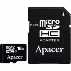 Карта памяти Apacer 16GB microSDHC Class4 w/ 1 Adapter RP (AP16GMCSH4-R)